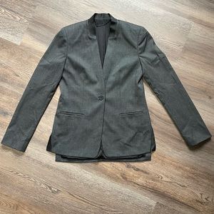 Elie Tahari Blazer with leather accents